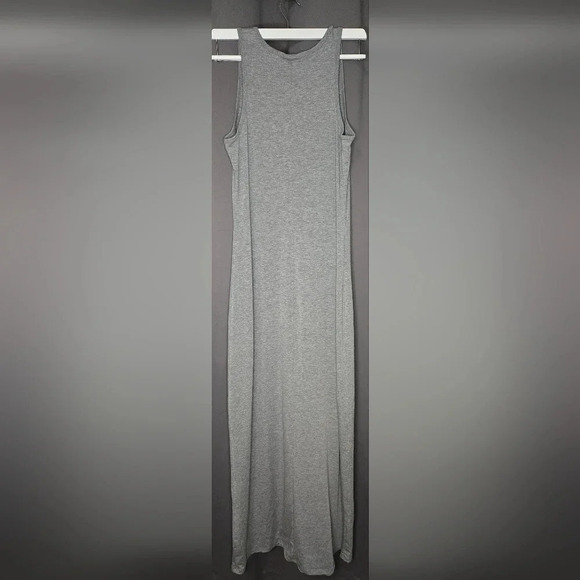 Women's lularoe gray tank Maxi dress size Medium - Picture 3 of 3